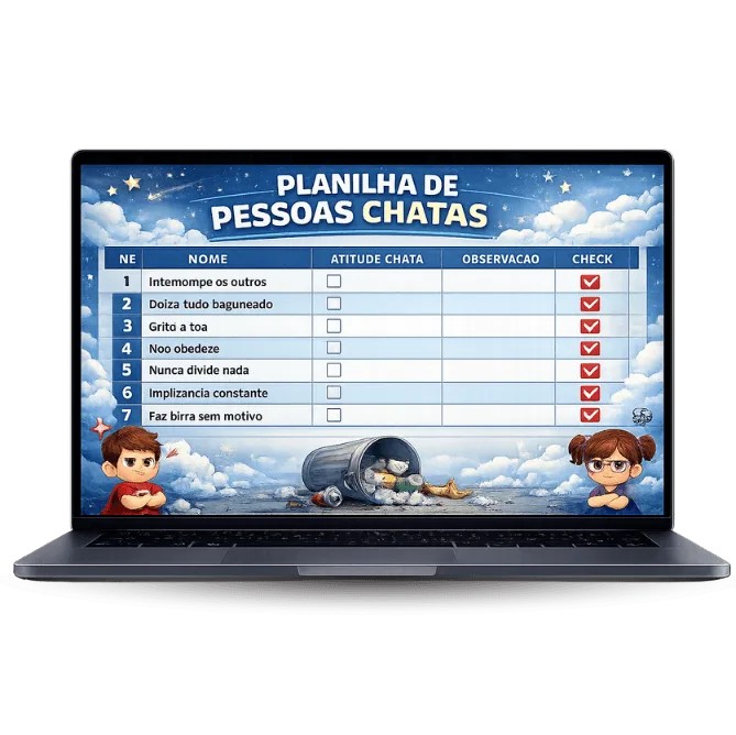 Planilha Pessoas Chatas